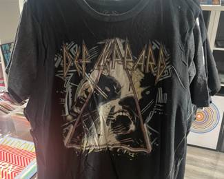 Collection Of Concert Tour & Music Related/Themed Graphic T-Shirts