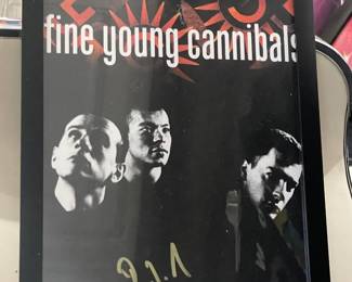 Autographed Fine Young Cannibals Framed Photograph