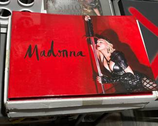 RARE Madonna Rebel Heart Tour Limited Edition Collectible Book W/ Clothing Swatch, Guitar Picks, Commemorative Ticket, Etc.