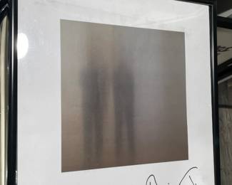 Autographed Pet Shop Boys Framed Record Album Insert