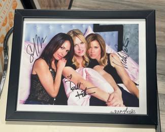 Autographed The Bangles Framed Photograph