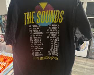 Collection Of Concert Tour & Music Related/Themed Graphic T-Shirts