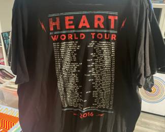 Collection Of Concert Tour & Music Related/Themed Graphic T-Shirts