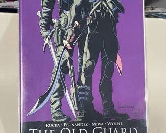 Collection Of Graphic Novels & Comics Books (The Old Guard, The Walking Dead, Steve Aoki, Etc.)