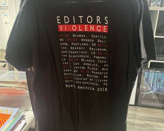 Collection Of Concert Tour & Music Related/Themed Graphic T-Shirts