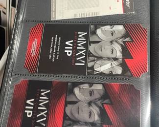 Collection Of Original Concert Ticket Stubs