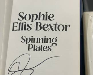 Autographed Sophie Ellis-Bextor Book
