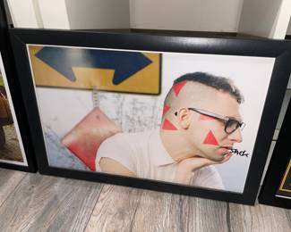 Autographed Jack Antonoff Framed Poster