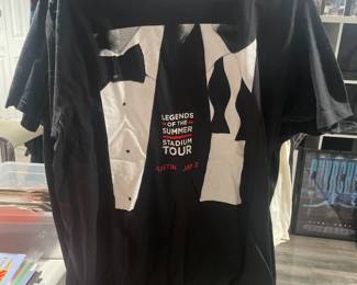 Collection Of Concert Tour & Music Related/Themed Graphic T-Shirts