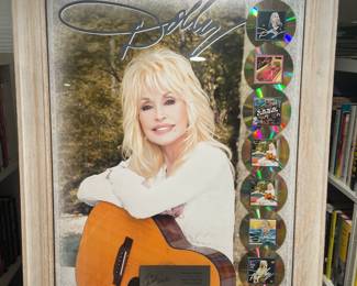 Dolly Parton Pure & Simple North American Tour 2016 Framed CD Collage