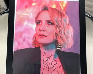 Autographed Steps Claire Richards Framed Photograph