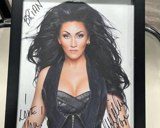 Autographed RuPaul's Drag Race Michelle Visage Framed Photograph