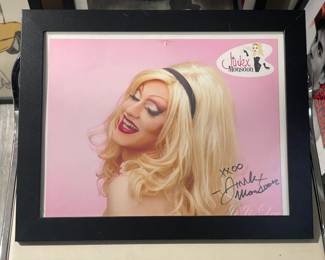 Autographed Jinx Monsoon Framed Photograped