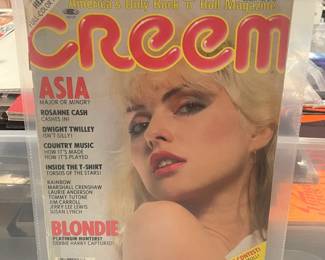 Vintage Creem Magazine starring Blondoie & Asia