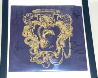 Autographed Grizfolk Framed Record Album Insert