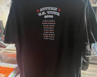 Collection Of Concert Tour & Music Related/Themed Graphic T-Shirts