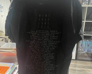 Collection Of Concert Tour & Music Related/Themed Graphic T-Shirts