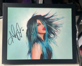 Autographed Drag Queen Adore Delano Framed Photograph