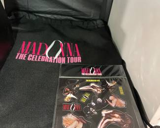 Madonna The Celebration Tour Drawstring Backpack & Magnet Set
