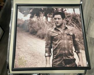 Autographed Matt Cardle Framed Record Album Insert