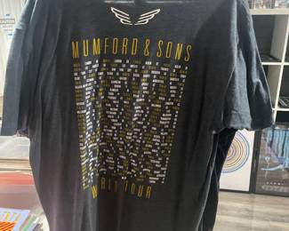 Collection Of Concert Tour & Music Related/Themed Graphic T-Shirts