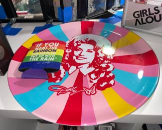 Dolly Parton Plastic Party Tray & Koozie