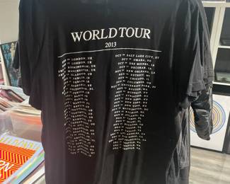 Collection Of Concert Tour & Music Related/Themed Graphic T-Shirts
