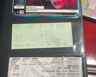 Collection Of Original Concert Ticket Stubs