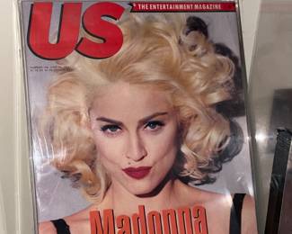 Framed Madonna Magazine Cover