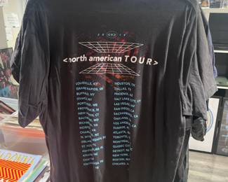 Collection Of Concert Tour & Music Related/Themed Graphic T-Shirts