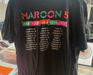 Collection Of Concert Tour & Music Related/Themed Graphic T-Shirts