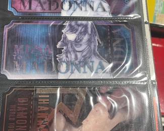 Collection Of Original Concert Ticket Stubs