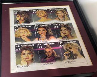 Madonna St.Vincent Stamp Sheet Set