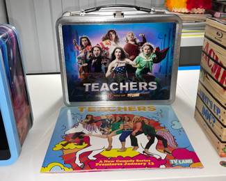 Teachers TV Show Promotional Lunch Box W/ Thermos & Booklet