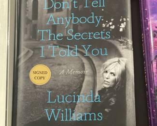 Autographed Lucinda Williams Book