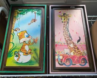Vintage Animal Themed Children's Wall Art