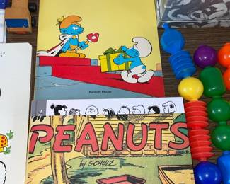 Vintage Smurfs & Peanuts Books