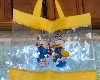 Vintage Smurfs Tote Bag