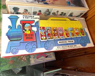 Musical Train Xylophone W/ Box