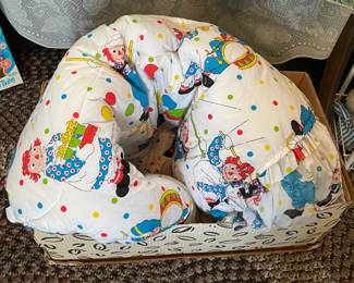 Raggedy Ann & Andy Comforter Bedspread (CLEAN!)