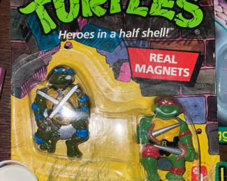 Vintage TMNT Magnets (SEALED!)