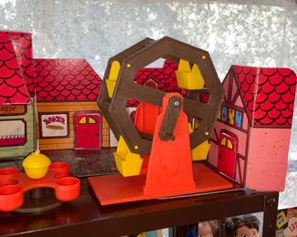 Vintage Gnome Family Village & Play Set By Empire