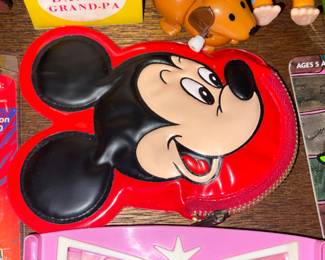 Mickey Mouse Head Coin Purse