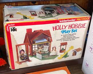 Vintage Holly Hobbie Play Set By Knickerbocker