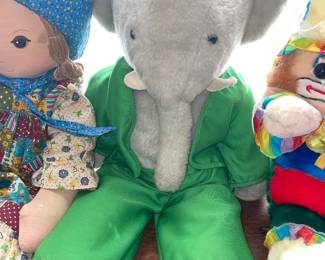 Oversized Babar The Elephant Plushie