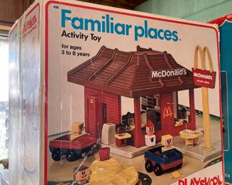 Vintage McDonalds Playset By Playskool W/ Box (COMPLETE!)