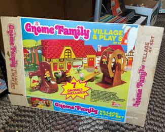 Vintage Gnome Family Village & Play Set By Empire