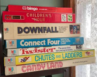 Assorted Vintage Board Games