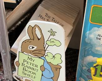 My Peter Rabbit Book Shelf W/ Wooden Holder