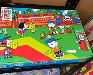 Vintage Peanuts Puzzle By Milton Bradley